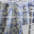 El Rey Table Linen - Navy/Silver