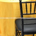 Crushed Taffeta Chair Cover - 426 Yellow