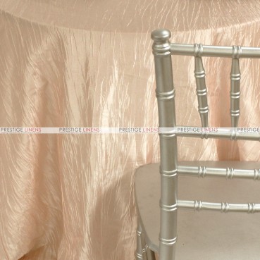 Crushed Taffeta Chair Cover - 430 Peach