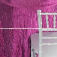 Crushed Taffeta Chair Cover - 646 Magenta