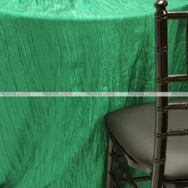 Crushed Taffeta Chair Cover - 727 Flag Green