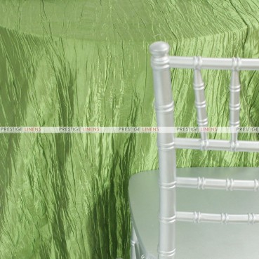 Moss Green Crushed Crinkle Taffeta Table Runners