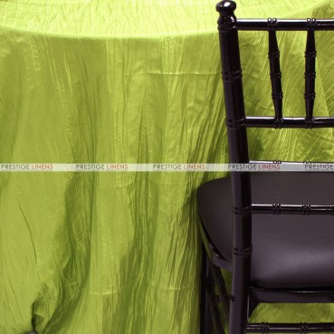 Crushed Taffeta Chair Cover - 752 Avocado