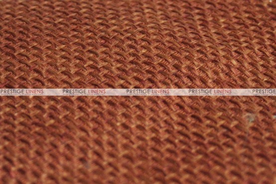 Jute Linen Chair Cover - Copper