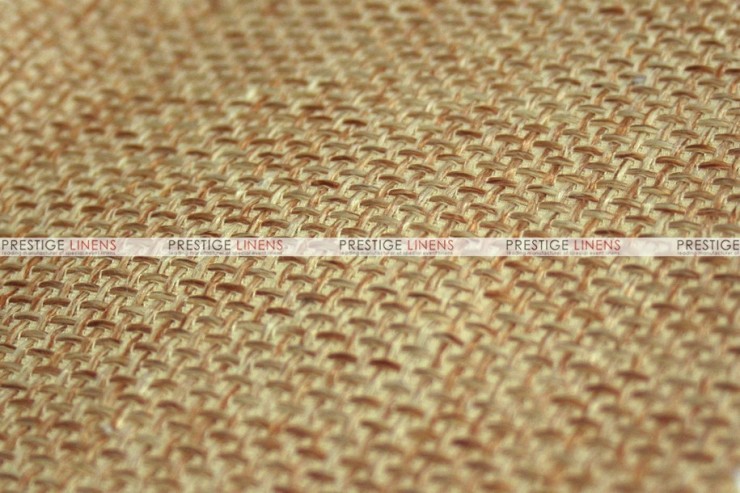 Jute Linen Chair Cover - Gold