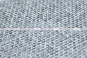 Jute Linen Chair Cover - Silver