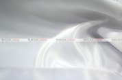Lamour Matte Satin Chair Cover - 126 White