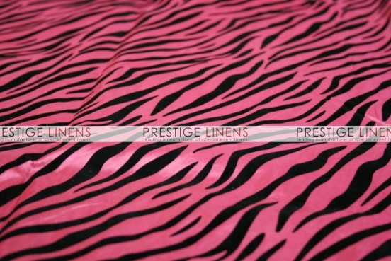 Flocking Zebra Taffeta Draping - Candy Pink
