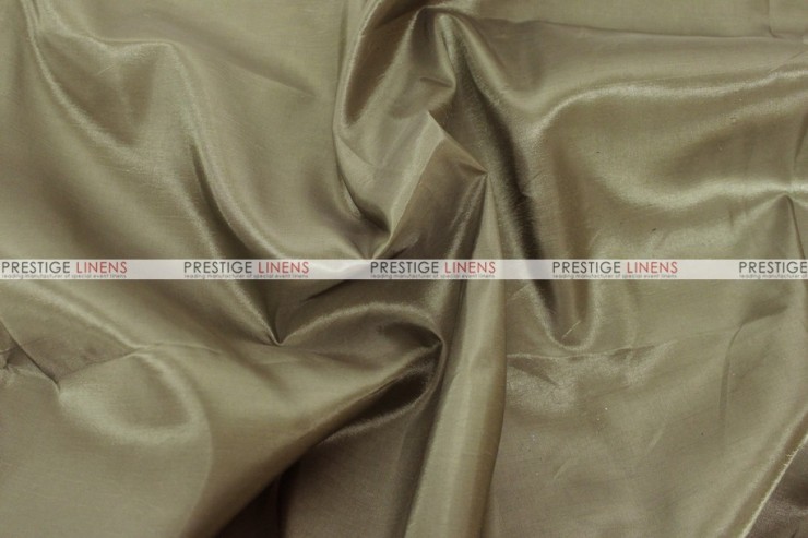 Solid Taffeta Chair Cover - 132 Taupe