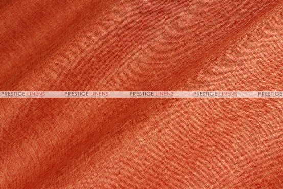 Vintage Linen Chair Cover - Dk Orange