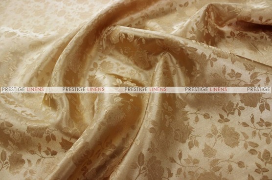 Brocade Satin Chair Cover - Khaki