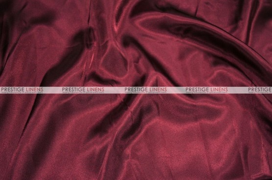 Charmeuse Satin Chair Cover - 628 Burgundy