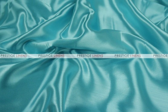 Charmeuse Satin Chair Cover - 951 Tiffani Blue