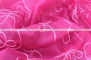 Fantasia Sheer Table Linen - Fuchsia