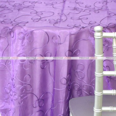 Fantasia Sheer Table Linen - Lilac