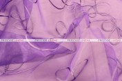 Fantasia Sheer Table Linen - Lilac