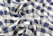 Gingham Buffalo Check Draping - Navy