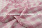 Gingham Buffalo Check Draping - Pink