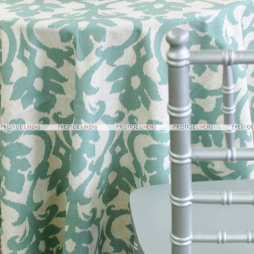 Ikat Table Linen  -  Teal