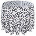 Mjs Print - Micro Table Linen - Black