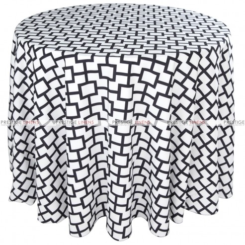 Mjs Print - Micro Table Linen - Black