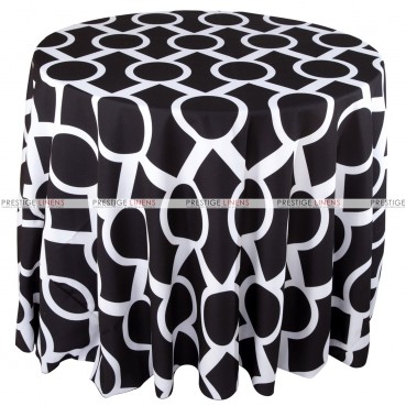 Mjs Print - Sydney Table Linen - Black