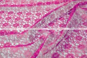 Rachelle Lace Table Linen - 529 Fuchsia