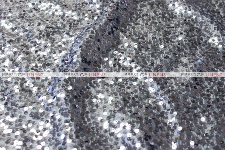 Taffeta Sequins Embroidery Table Linen - Charcoal