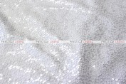 Taffeta Sequins Embroidery Table Linen - White