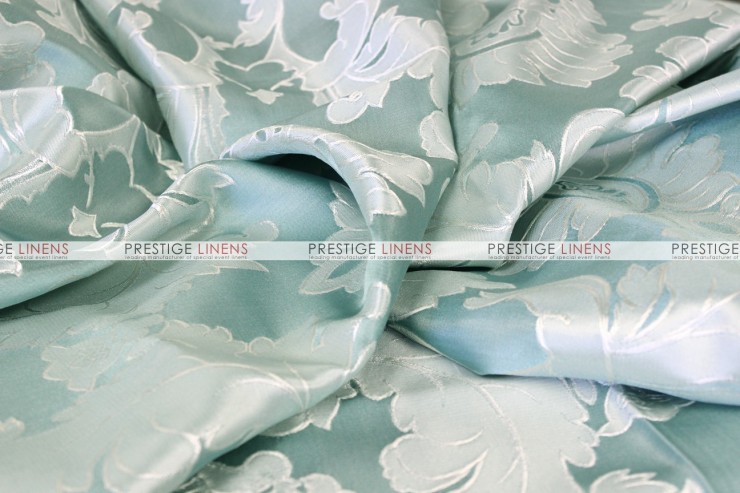 Alex Damask - Fabric by the yard - Surf Blue