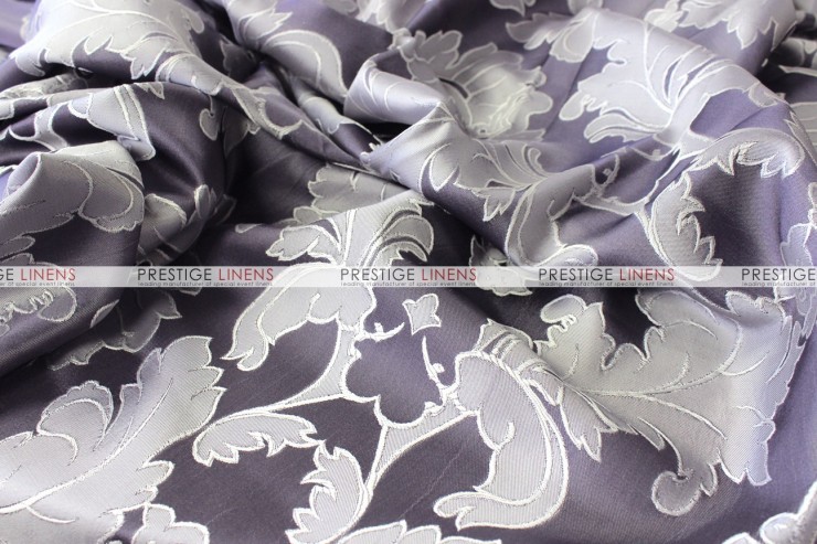 Alex Damask - Fabric by the yard - Dark Purple