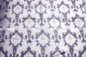 Alex Damask - Fabric by the yard - Light Grape