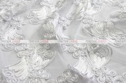 Angelica - Fabric by the yard - White