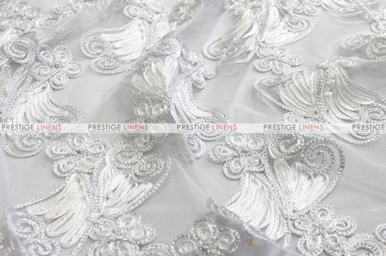 Angelica - Fabric by the yard - White