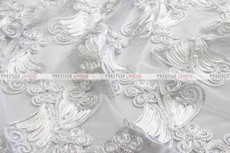Angelica - Fabric by the yard - White