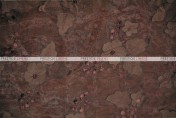 Applique Organza - Fabric by the yard - Brown