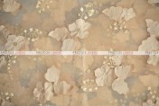 Applique Organza - Fabric by the yard - Champagne