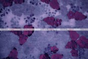 Applique Organza - Fabric by the yard - Plum