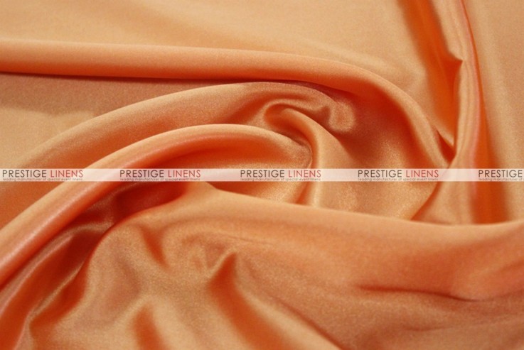 Bridal Satin - Fabric by the yard - 431 Orange