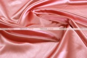 Bridal Satin - Fabric by the yard - 432 Coral