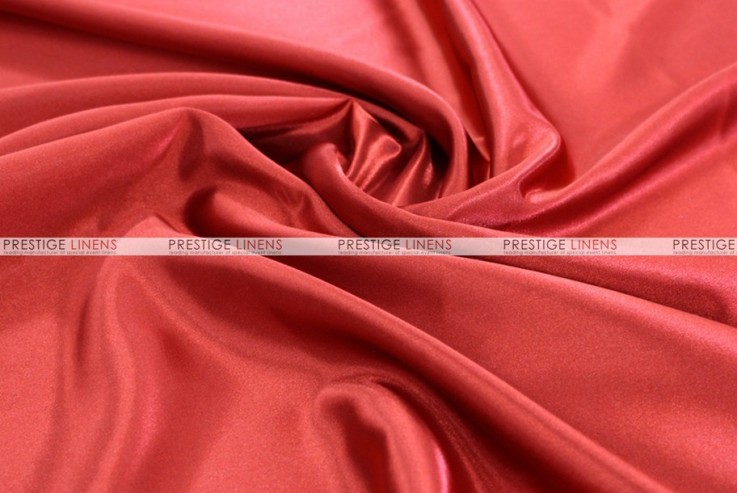 Bridal Satin - Fabric by the yard - 626 Red
