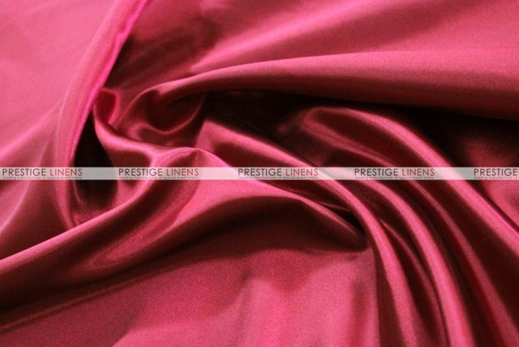 Bridal Satin - Fabric by the yard - 627 Cranberry