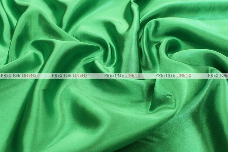 Bridal Satin - Fabric by the yard - 755 Kelly Green