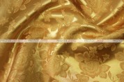 Brocade Satin - Fabric by the yard - Dk Gold