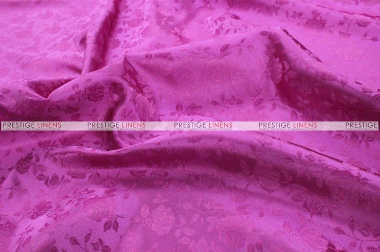 Brocade Satin - Fabric by the yard - Fuchsia