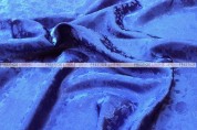 Brocade Satin - Fabric by the yard - Royal