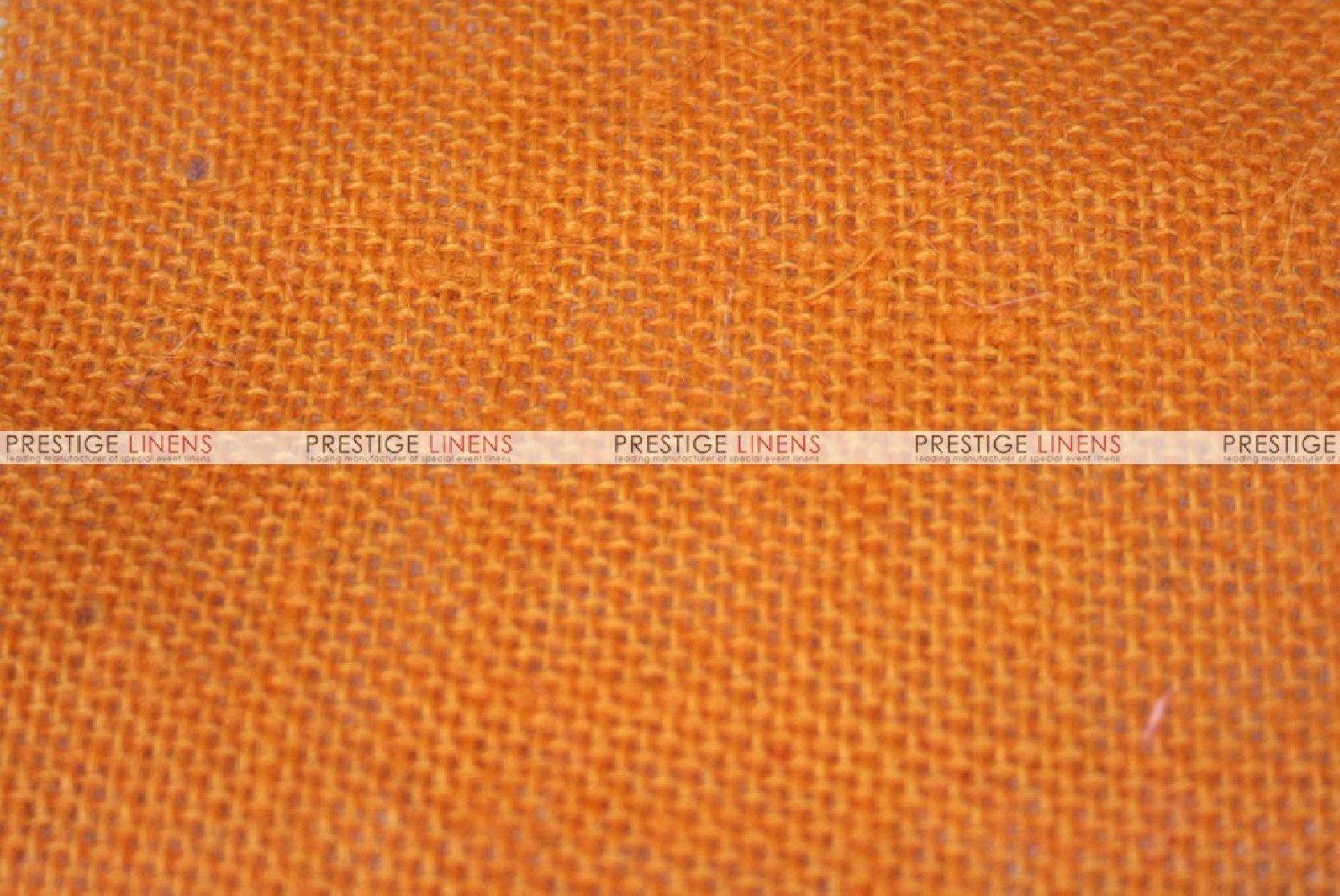 Burlap Fabric by the yard Orange Prestige Linens
