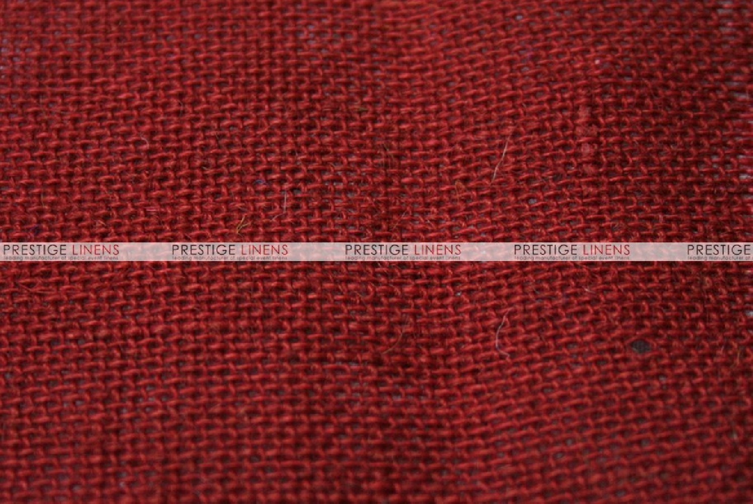 Burlap Fabric by the yard Red Prestige Linens