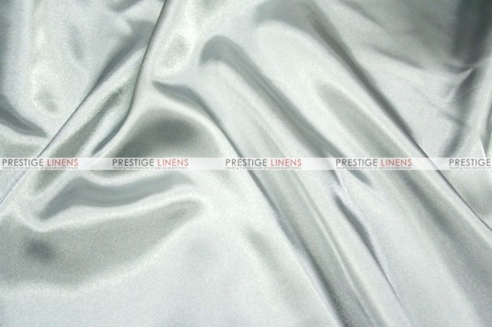 Charmeuse Satin - Fabric by the yard - 1126 Silver