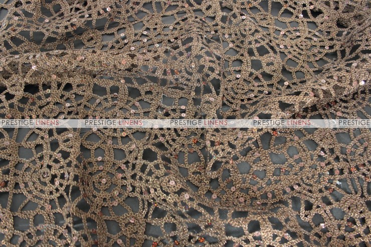 Chemical Lace - Fabric by the yard - Brown